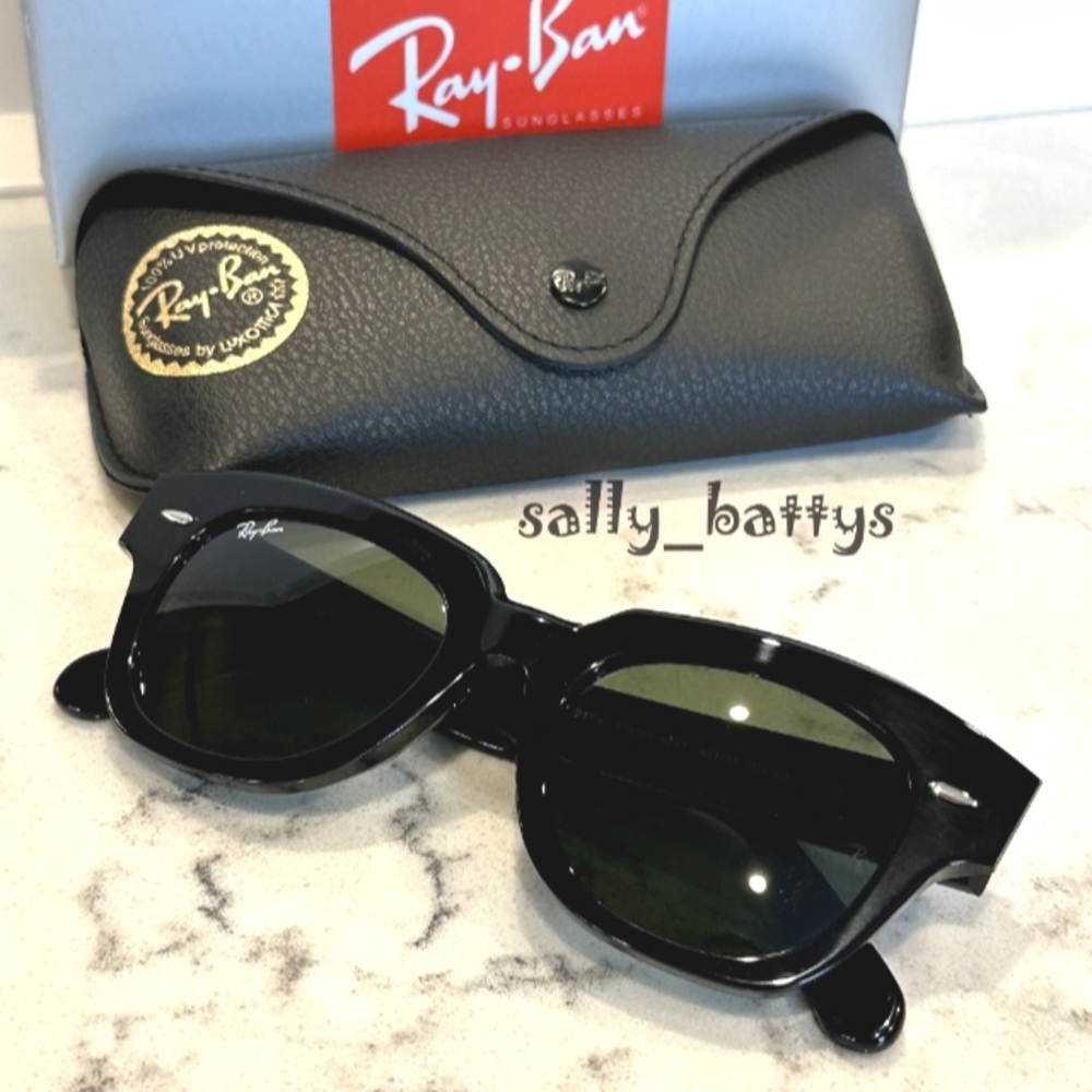 Ray-Ban (Store Display) State Street Black RB2186 - Picture 7 of 17
